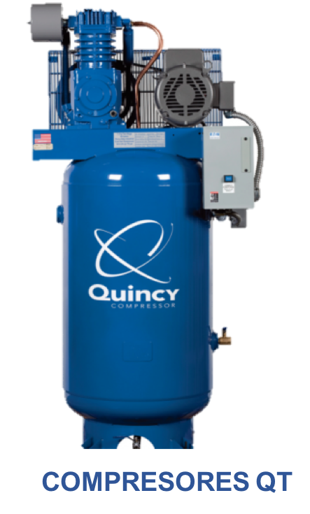 Compresores Quincy de Pistón QT